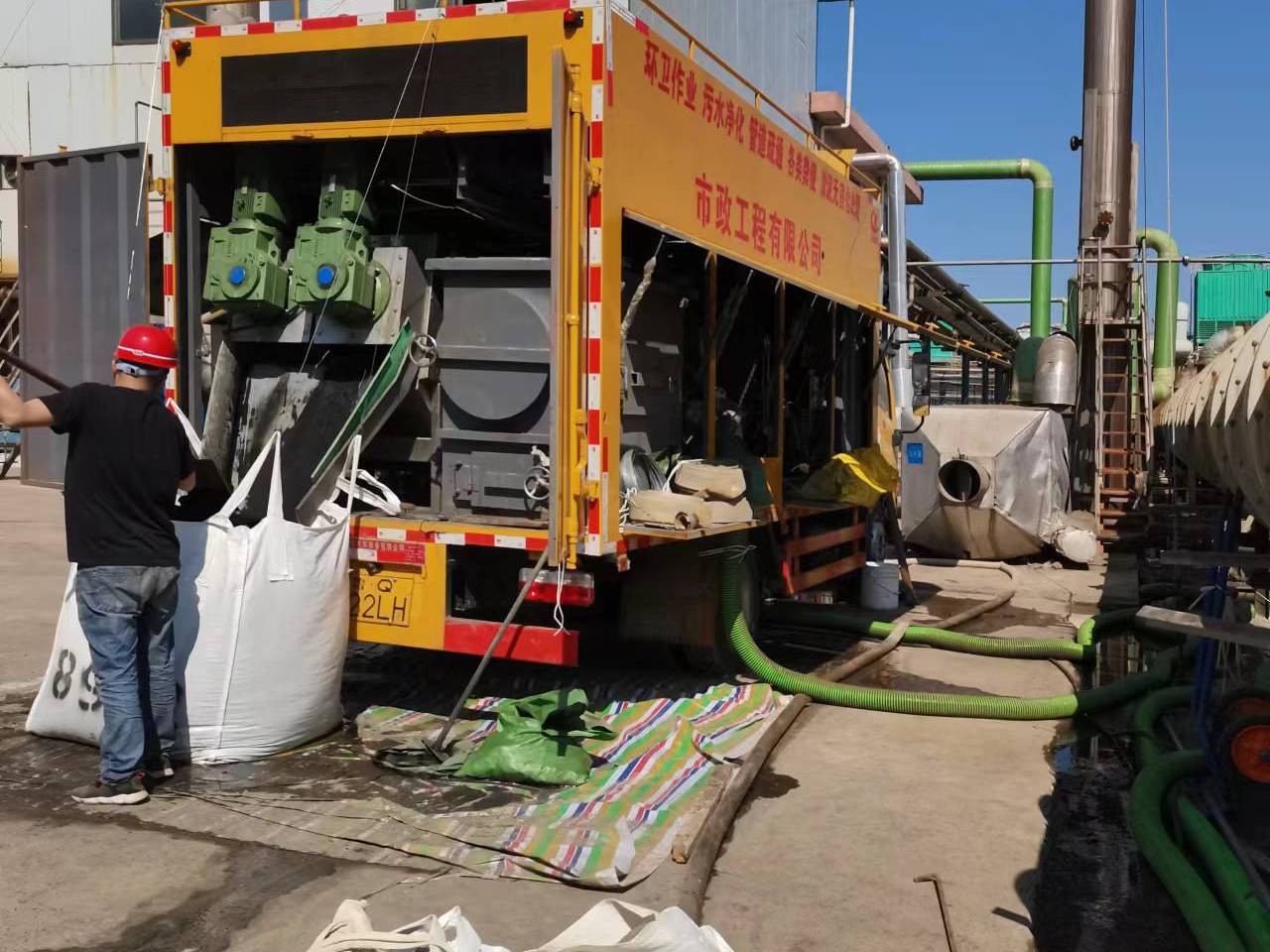 元谋淤泥压干处理